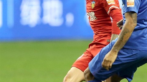 赵旭日双响帕托世界波 权健3-0申花升三甲